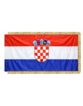 Zastava republike Hrvatske - svečana - svila