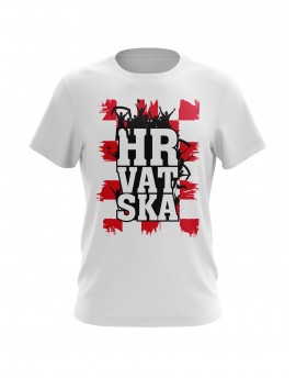 Fan T-shirts "Croatia" - white