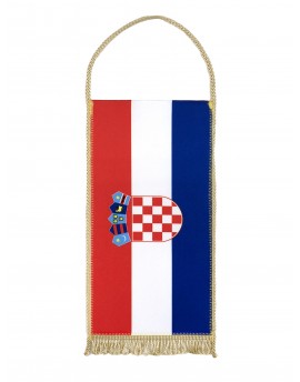 Stolna zastava Republike Hrvatske - 24x12cm - sa resicama