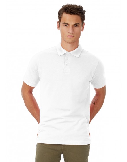 Polo shirt B&C White