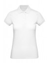 Polo shirt B&C Woman White