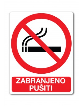 Sign - No smoking