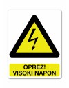 Sign - Danger! High voltage