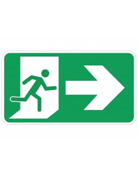 Sign - Emergency exit - Right