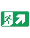 Sign - Emergency exit - Up Right