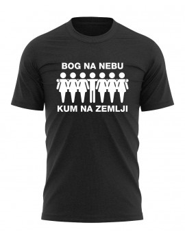 Majica - Bog na nebu, kum na zemlji